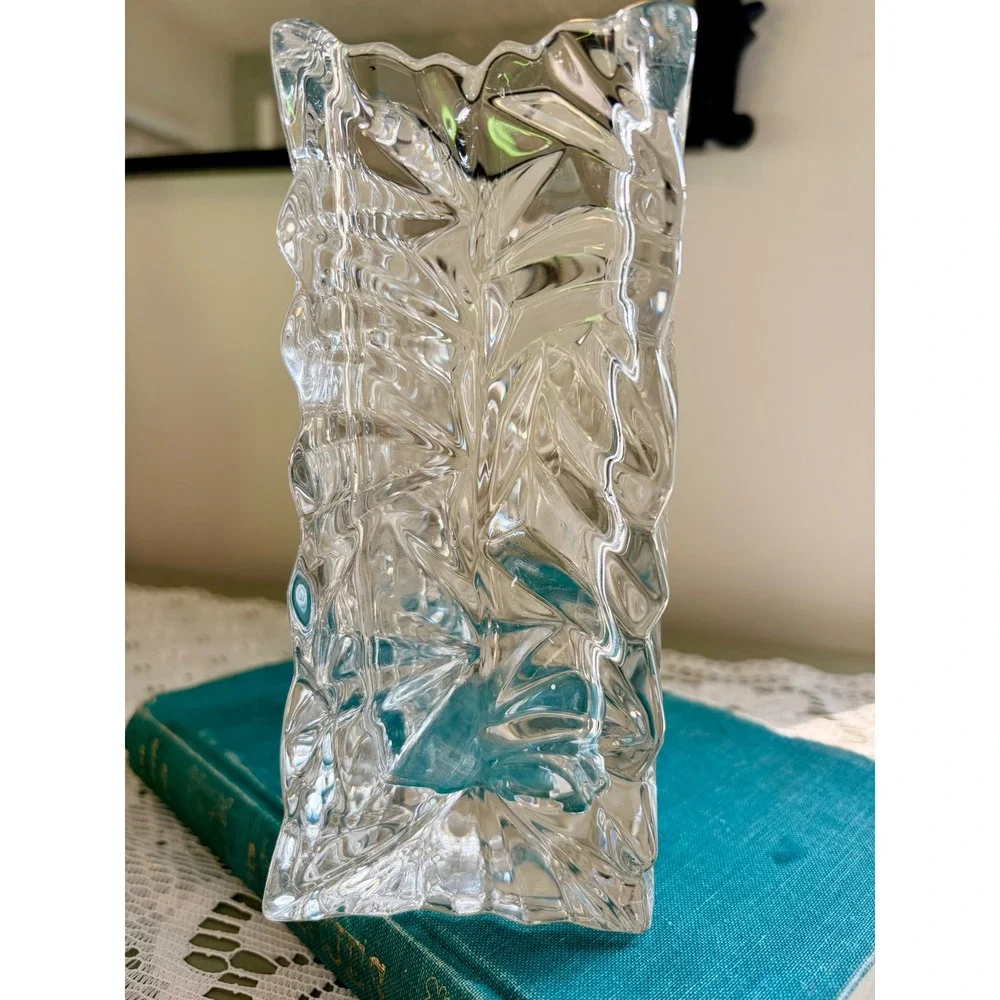Rosenthal Studio Line 24% Lead Crystal Paper Bag 6.75in